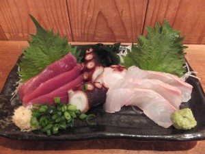 刺身の3点盛り