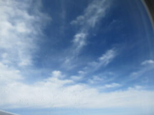 上空は、きれいでした。