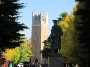 秋の早稲田大学