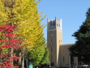 早稲田大学の秋