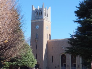 早稲田大学大隈講堂（１月１日）